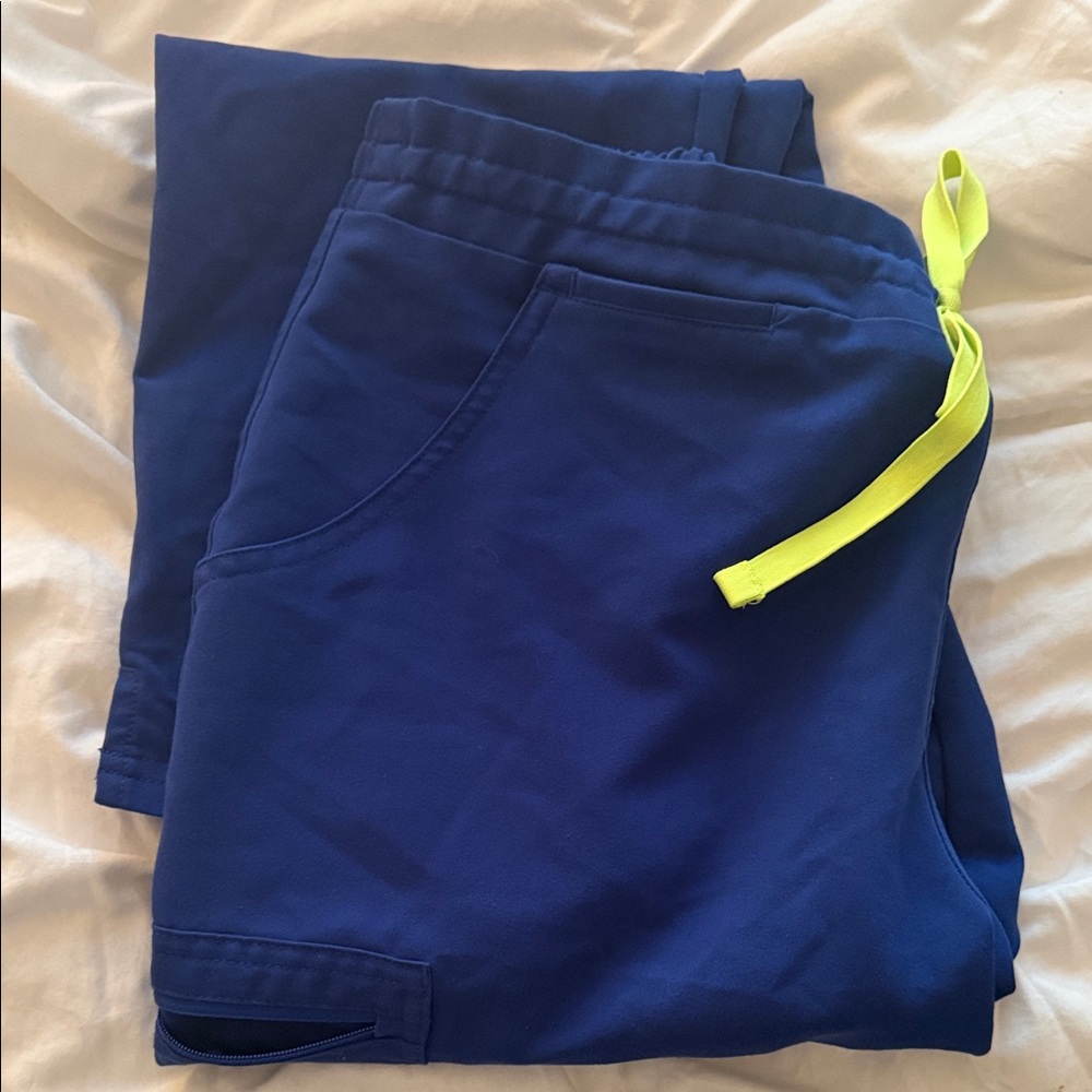 Figs Scrub Pants, Yola, Electric Blue, MP